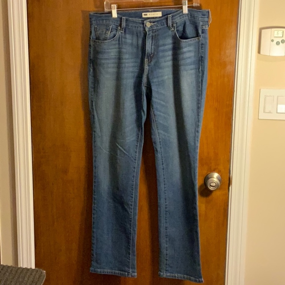 Levi’s 505 straight leg long length jeans